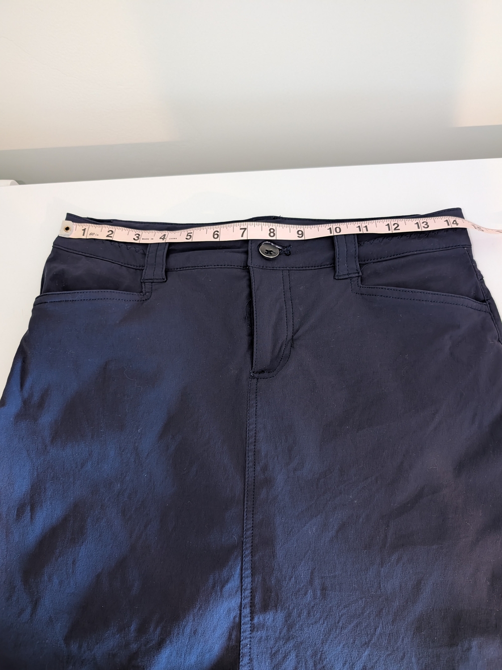 Women's Navy Eddie Bauer Travex Skort (straight fit and stretchy) - Picture 8 of 13